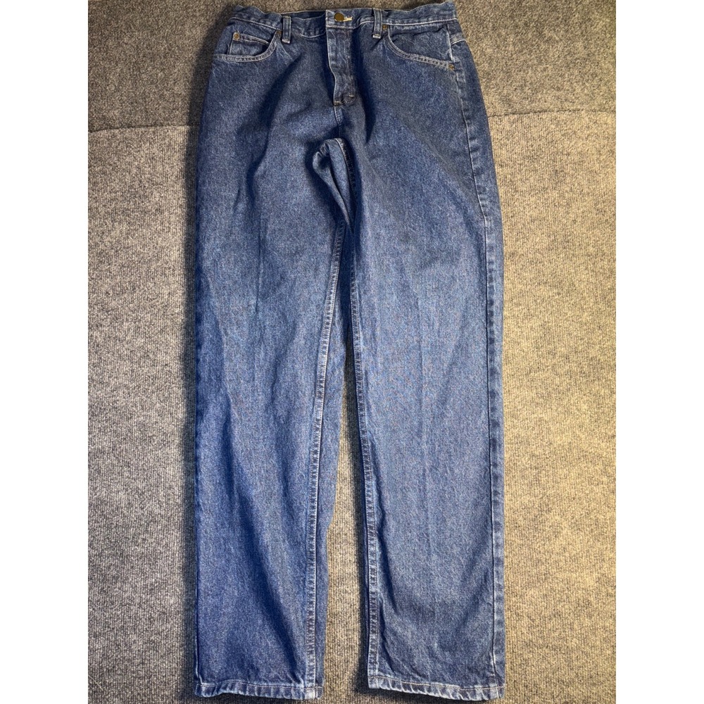 Riders Jeans Womens 12L Blue Denim Stretch Relaxed Fit Comfort Mid Rise 1305544